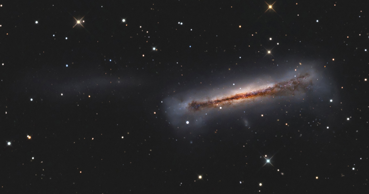 The Hamburger Galaxy - Astrophotography by Nicolas ROLLAND