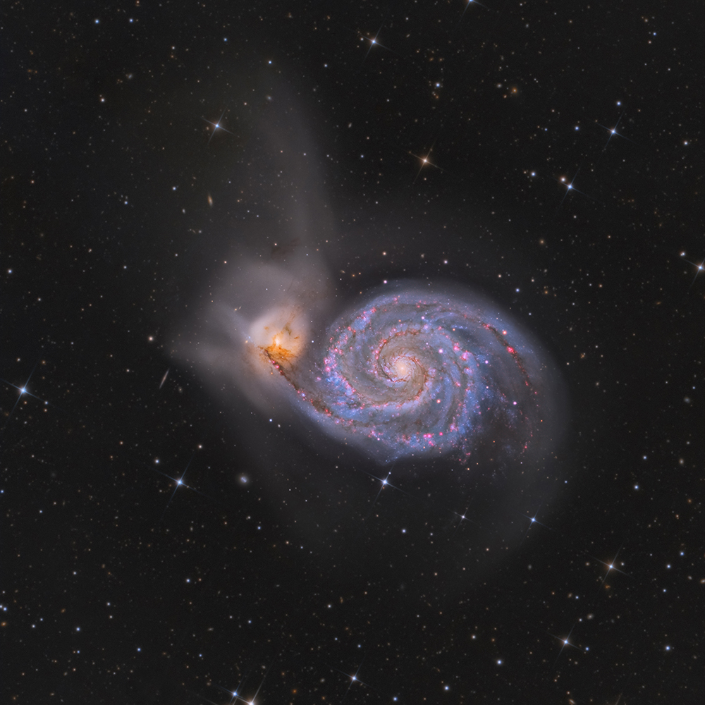 Messier 51 HaLRGB