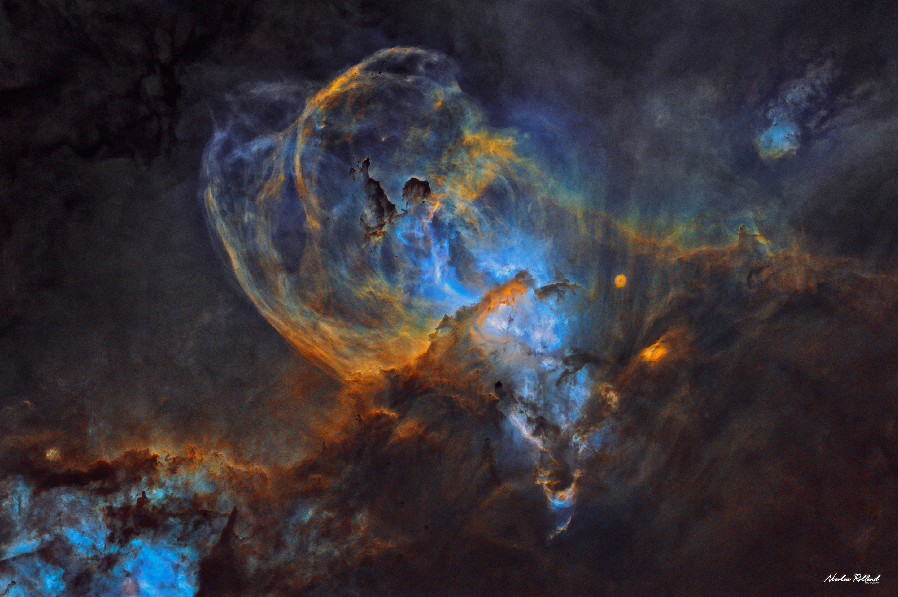 NGC 3576 SHO starless