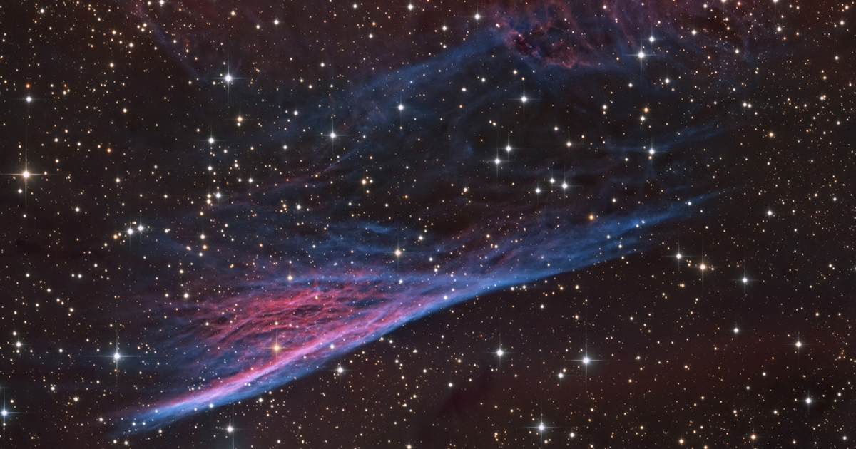 Pencil Nebula LRGB-HOO