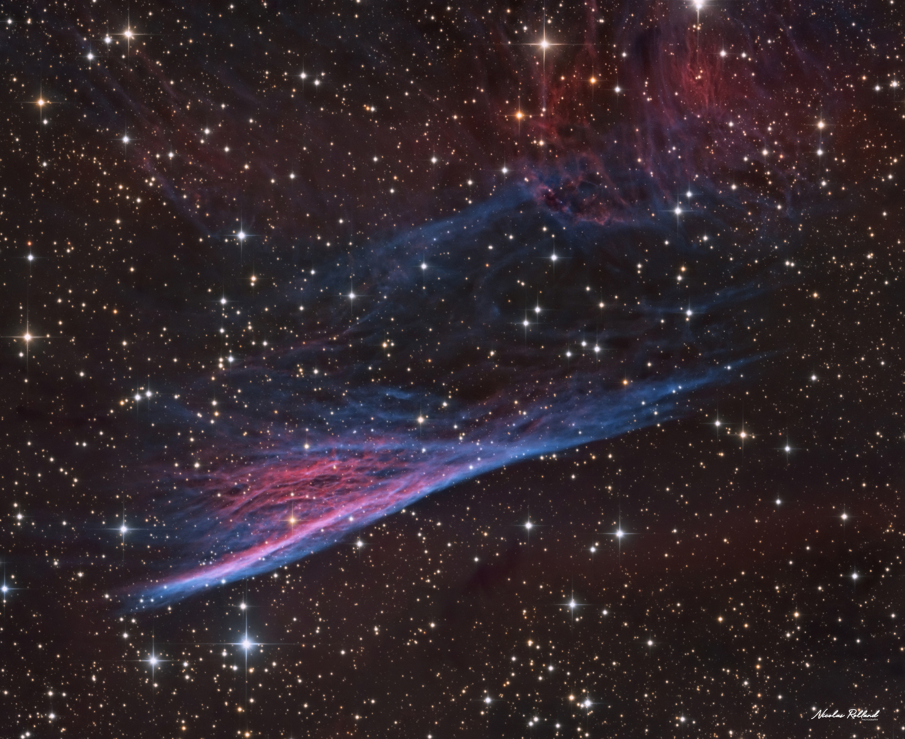 Pencil Nebula LRGB-HOO