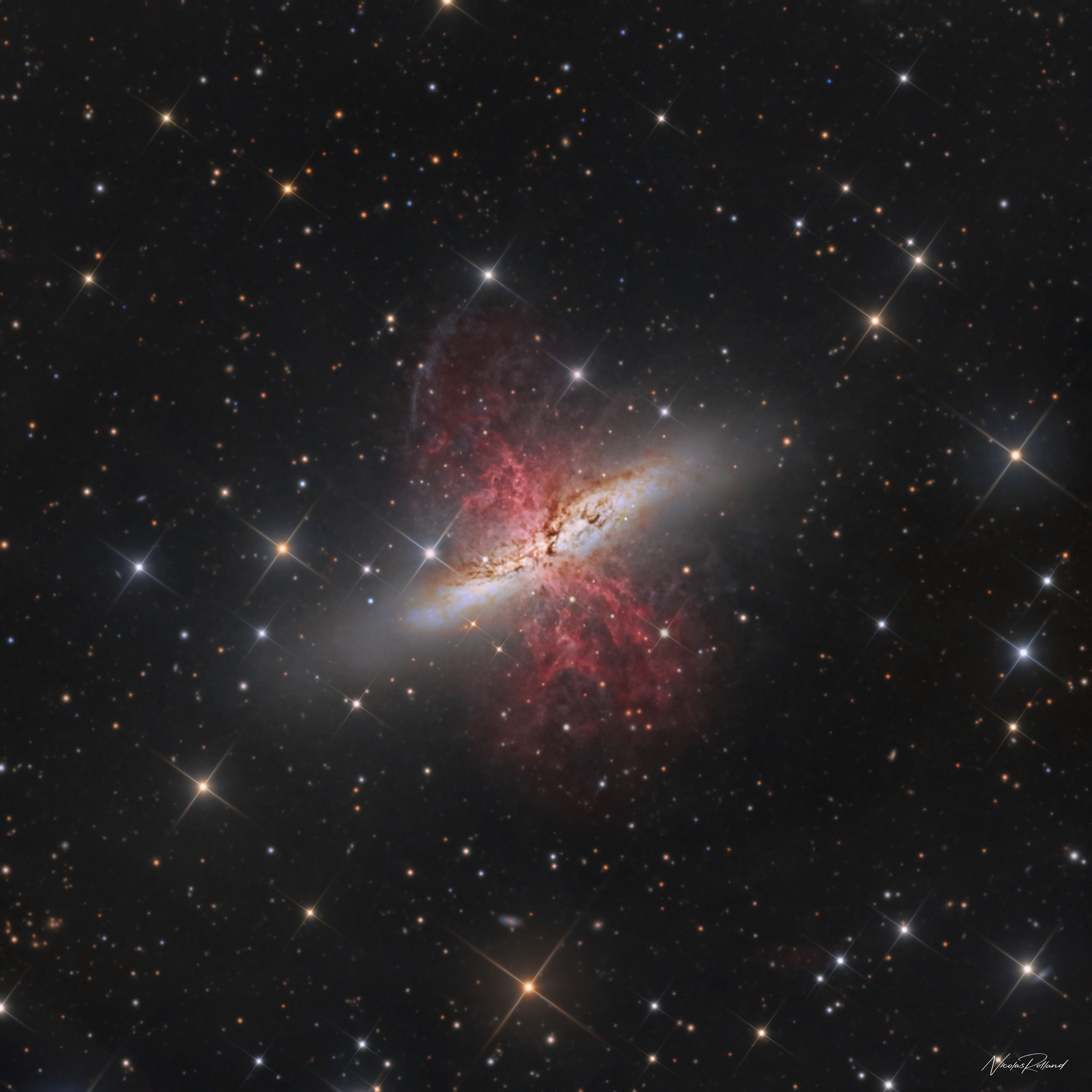 Messier 82 HaLRGB