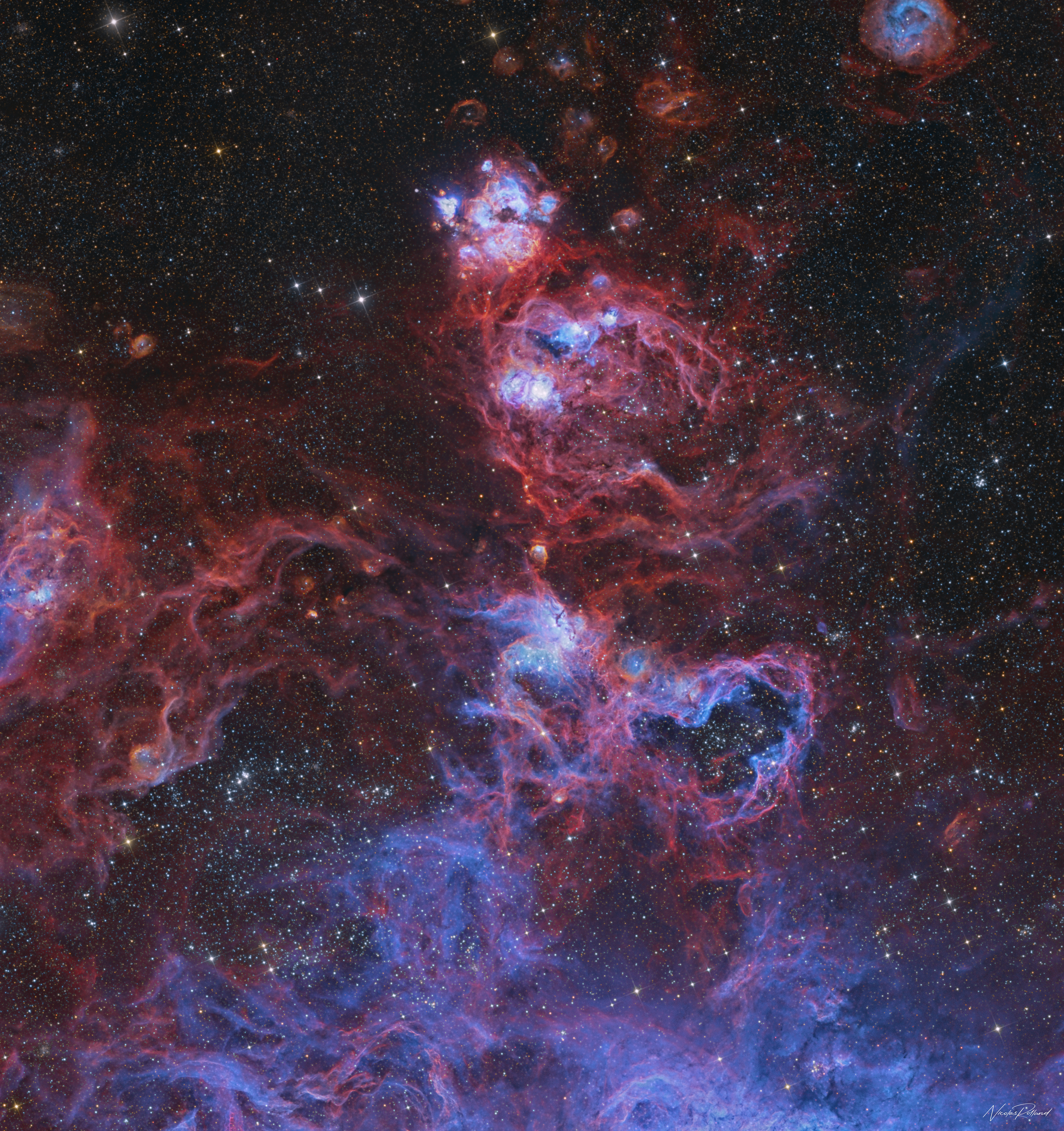 NGC 2077 to NGC 2055 (HO)HOORGB