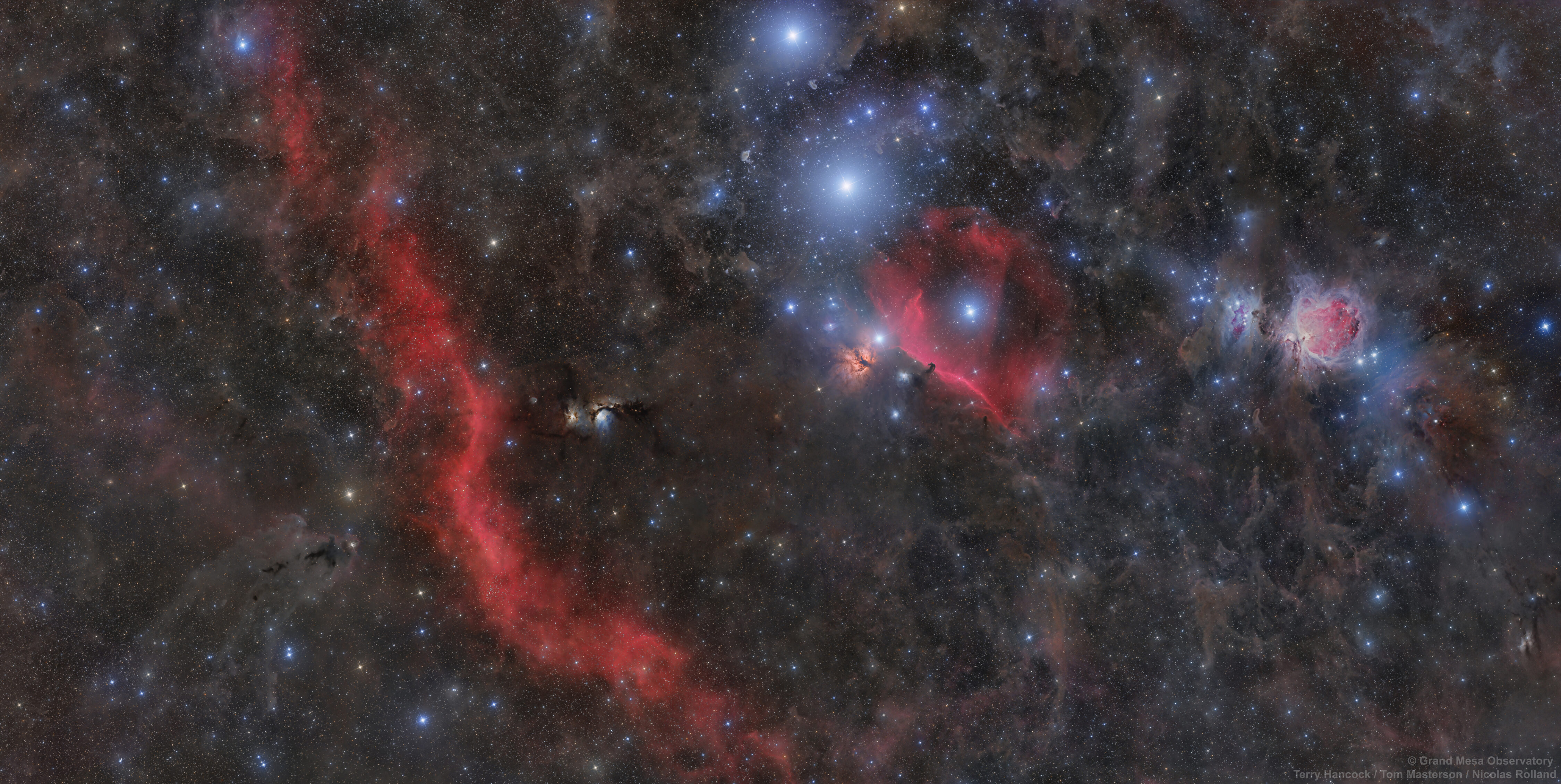 Orion Cloud (12 panels mosaic) – (L)RGB