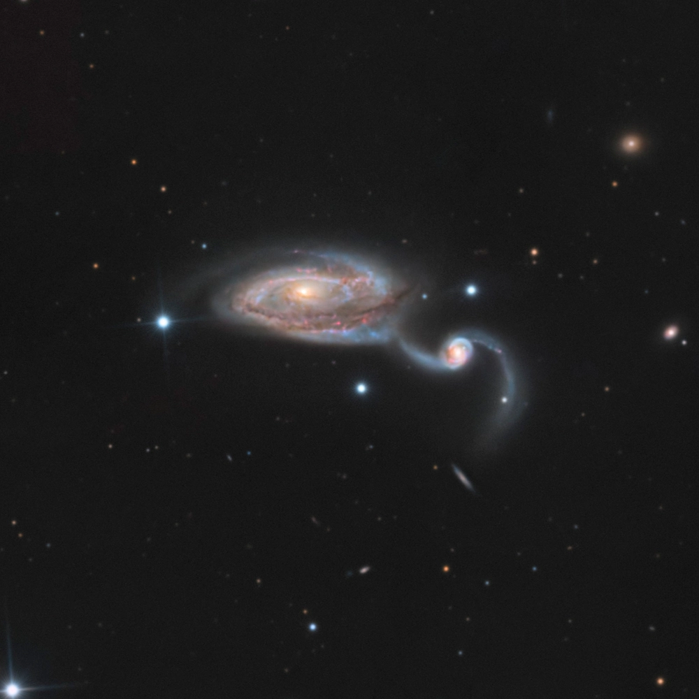 The Heron Galaxy - Arp 84