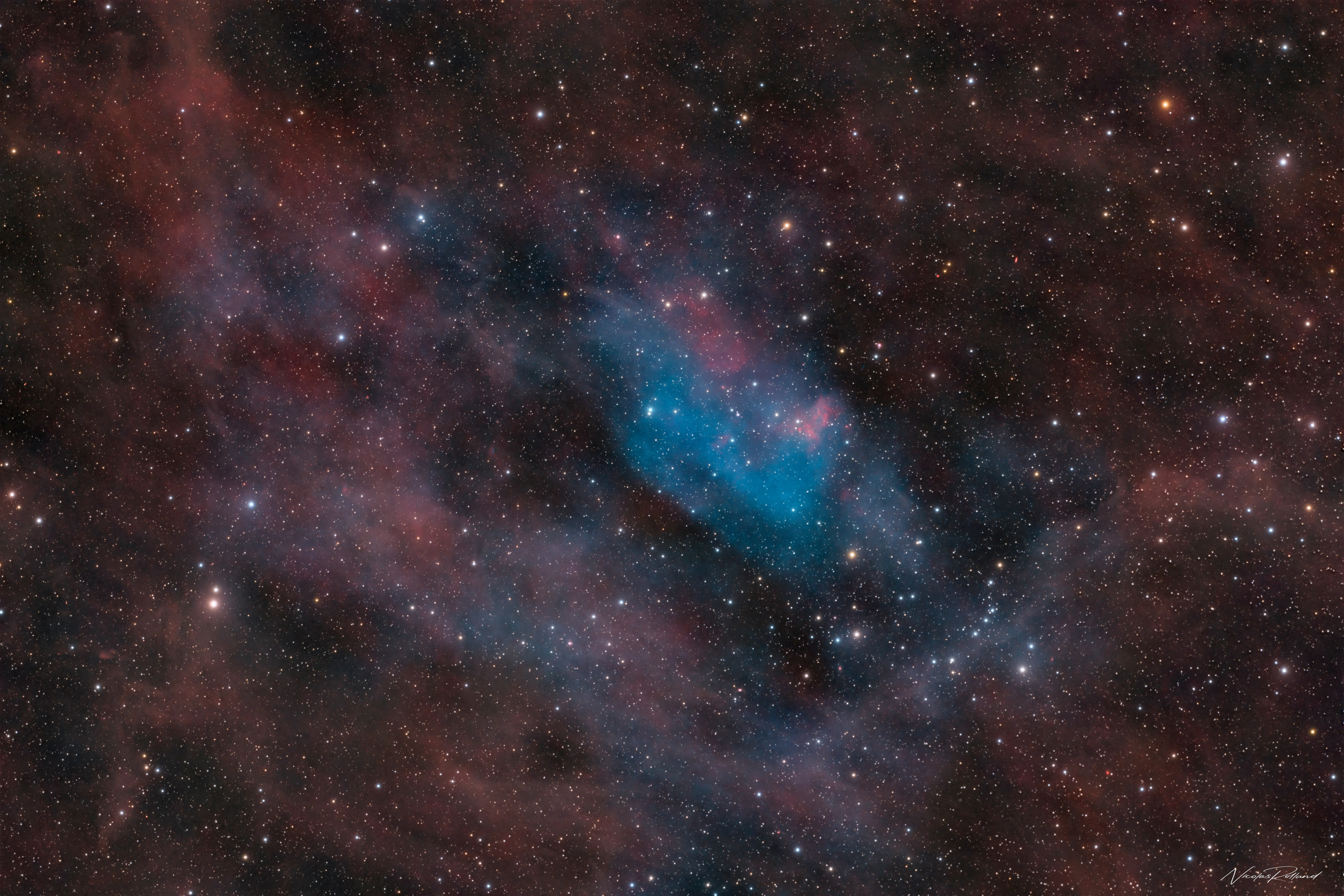 egb-10-nebula-haoiiilrgb-astrofleet-display EGB 10, nebula in Draco, in 81.7 hours of HORGB