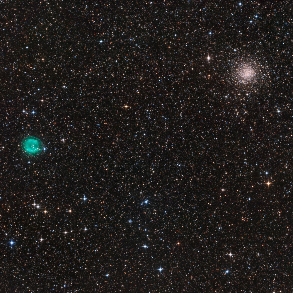 IC 1295 & NGC 6712