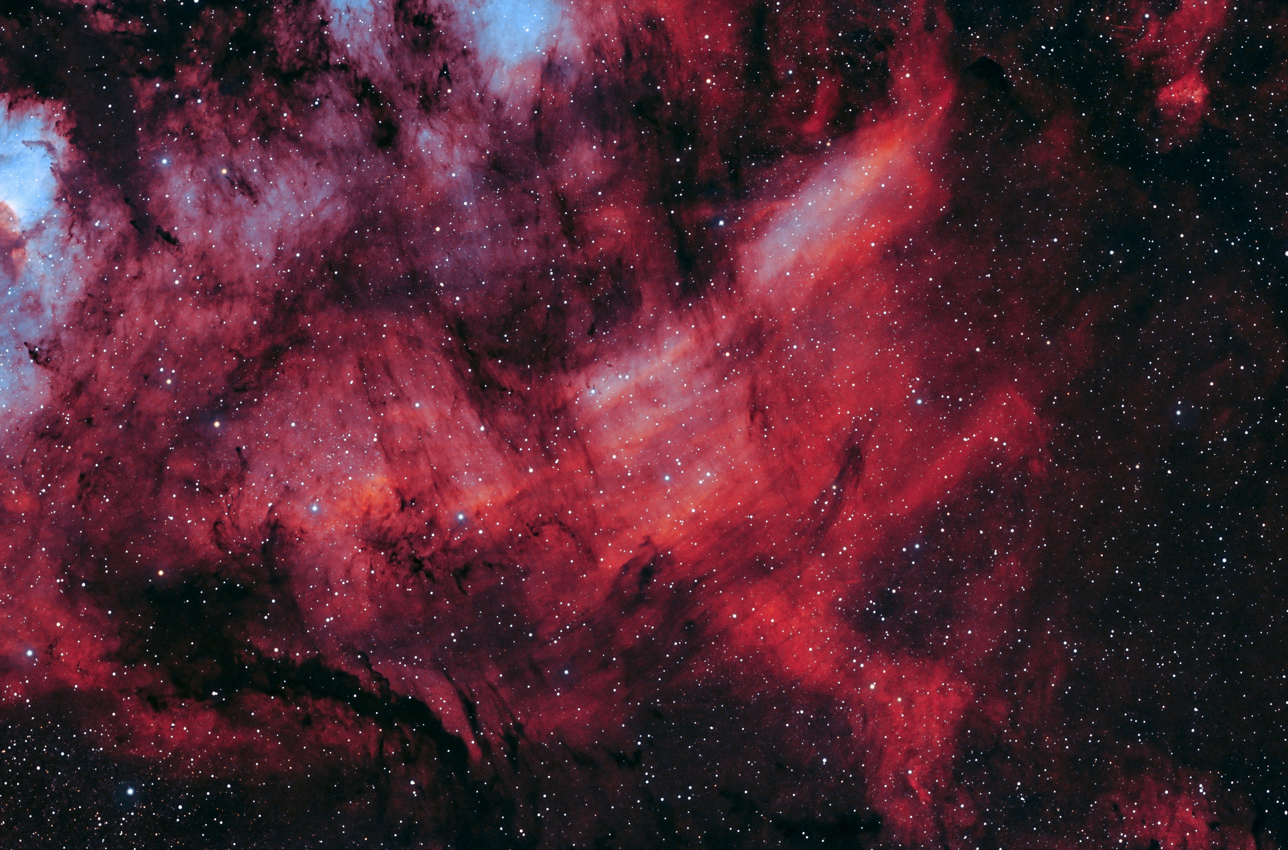 IC 5068, an emission nebula in Cygnus that most imagers frame out on their way to the Pelican