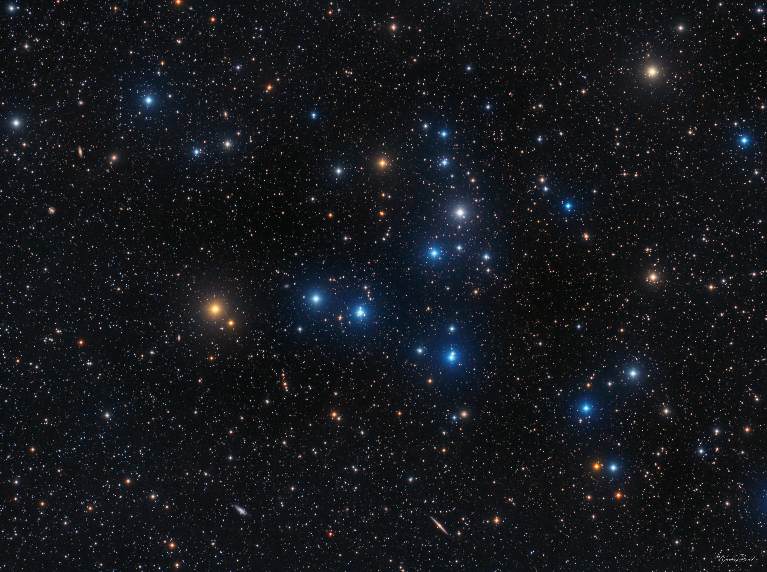 melotte-111-cluster-lrgb-display The Coma Star Cluster, Melotte 111, a naked-eye open cluster spread across Coma Berenices, in 5 hours of LRGB