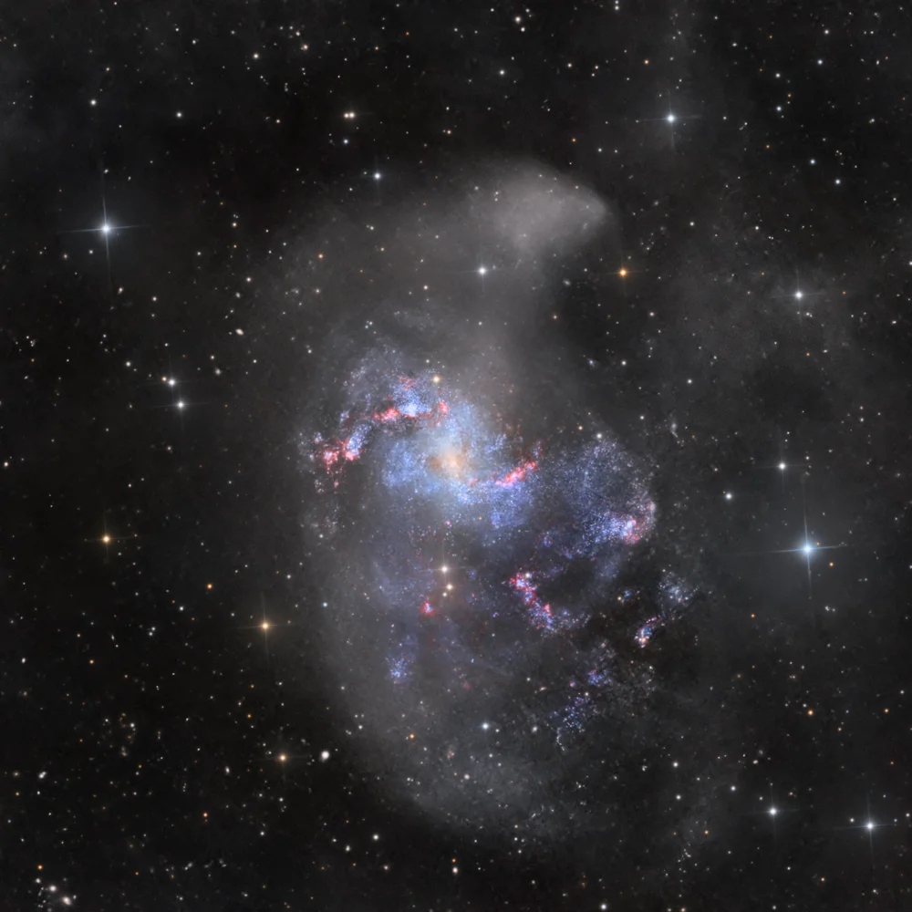 Topsy Turvy Galaxy - NGC 1313