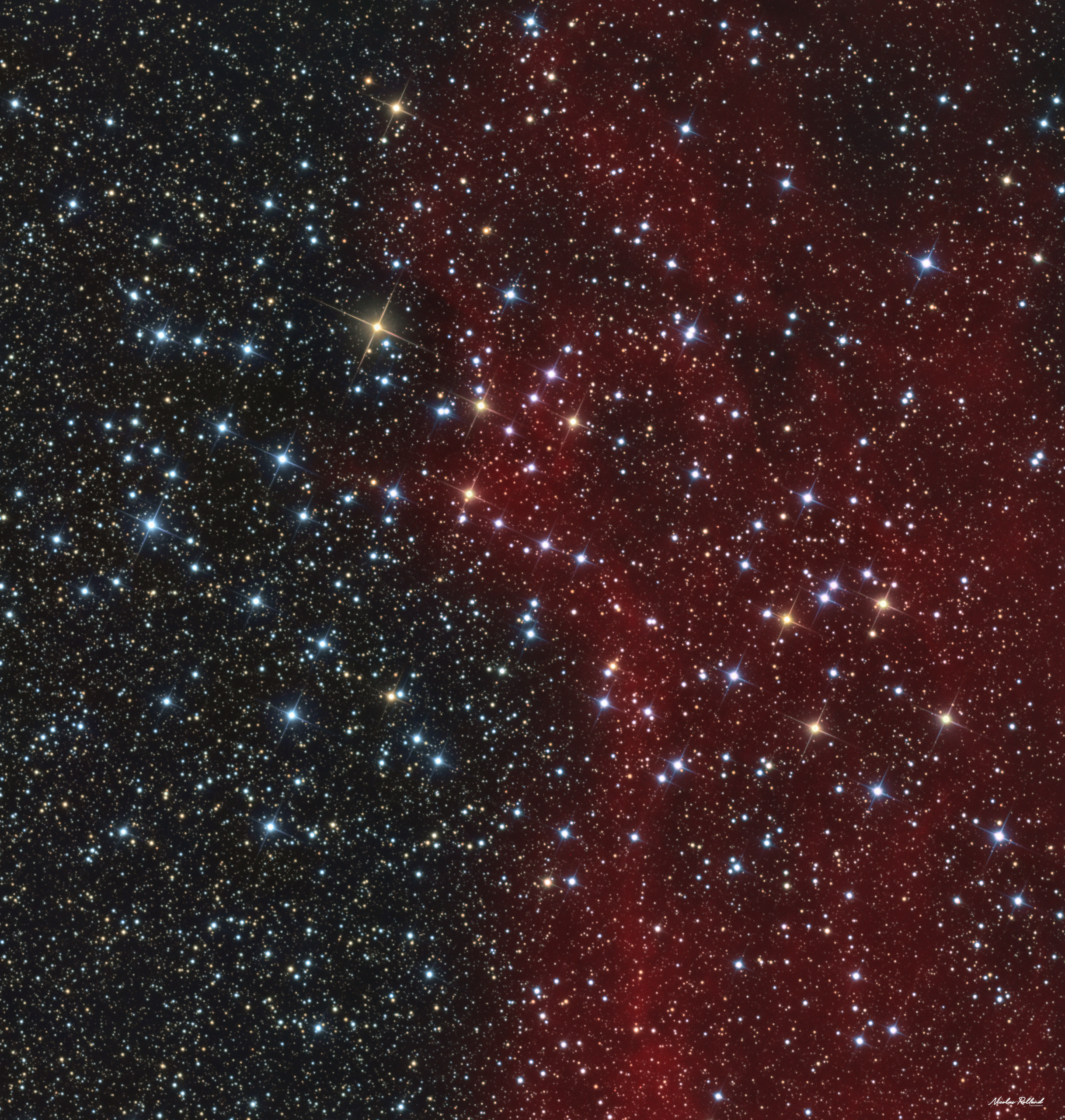ngc-3532-cluster-hargb-display The Wishing Well Cluster NGC 3532 in Carina, one of the finest open clusters in the sky, in 6 hours of HaRGB