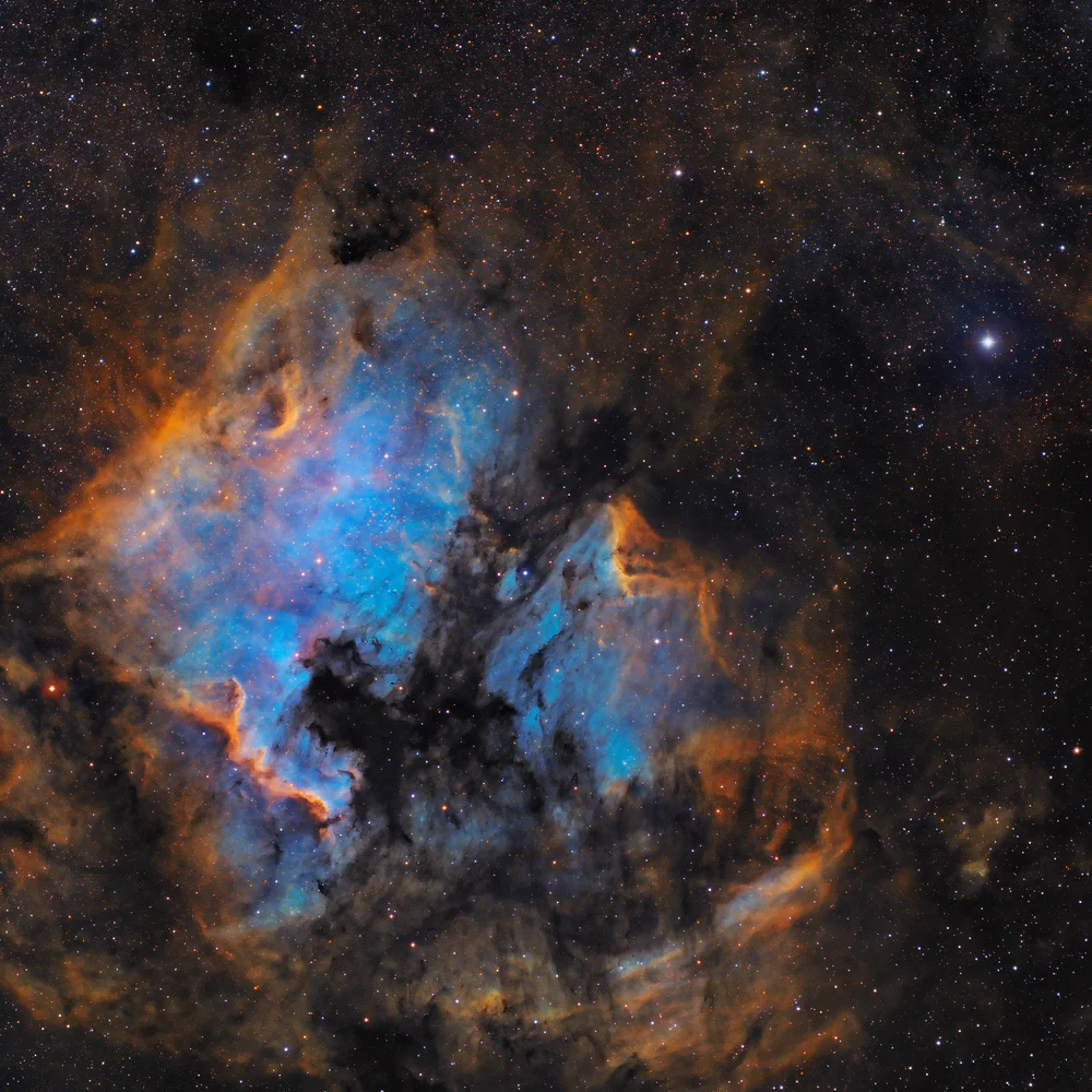 The Continent and the Bird - NGC 7000 & IC 5070