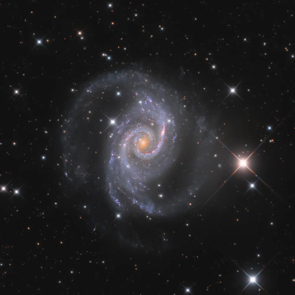 The Spanish Dancer Galaxy (NGC 1566)