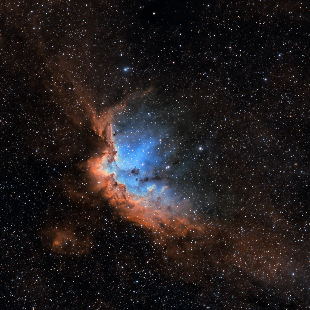 The Wizard Nebula (NGC 7380), wide field